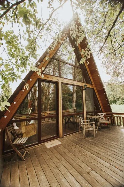 Коттедж А-фрейм Экоранчо - главное фото