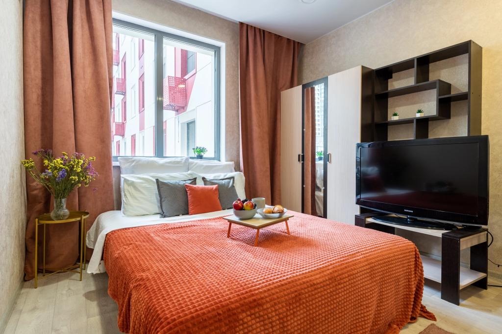 Апартаменты Гости Любят у метро Рассказовка Терракотовая - главное фото